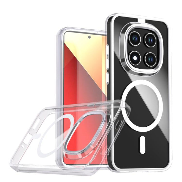 Funda magnética transparente para teléfono MagSafe, For Redmi Note 15 Pro+ 5G Global 163.3mm, For Redmi Note 15 5G / 4G Global 164mm, For Redmi Note 15 Pro 4G Global 163.2mm, For Redmi Note 15 Pro 5G Global 163.6mm, For Redmi 15C 5G / 4G EU 173mm      ...