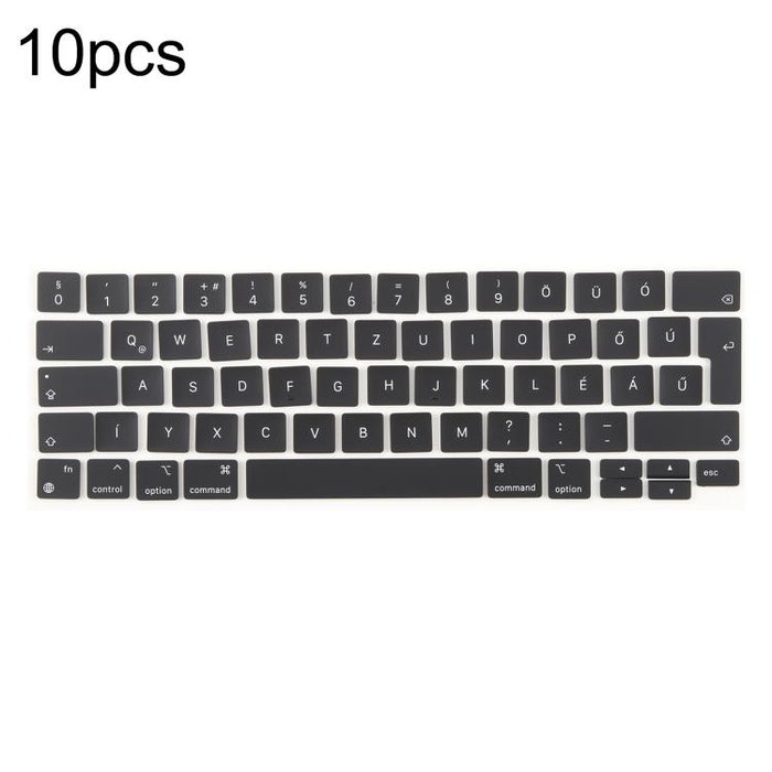For MacBook A2251 A2289 A2238 A2338 10pcs UK Big Enter Version Keycaps, Sweden, Denmark, Italy, Arabic, German, Russian, Hungary, French, Norway, Spain, Portugal, English
