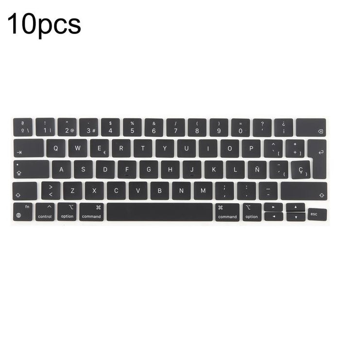 For MacBook A2251 A2289 A2238 A2338 10pcs UK Big Enter Version Keycaps, Sweden, Denmark, Italy, Arabic, German, Russian, Hungary, French, Norway, Spain, Portugal, English