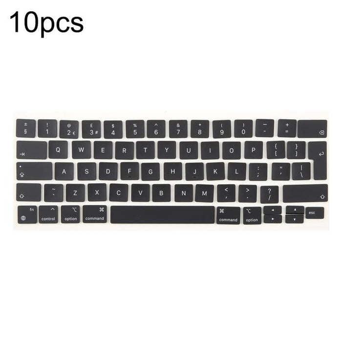 For MacBook A2251 A2289 A2238 A2338 10pcs UK Big Enter Version Keycaps, Sweden, Denmark, Italy, Arabic, German, Russian, Hungary, French, Norway, Spain, Portugal, English