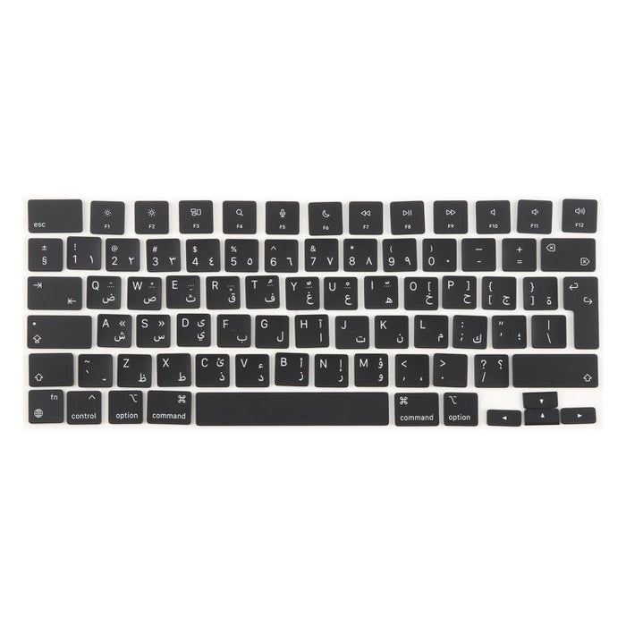 For MacBook A2681 A2941  A3113  A3114 UK Big Enter Version Keycaps, Arabic, French, Italy, German, Denmark, Sweden, Hungary, Spain, Norway, Russian, Portugal