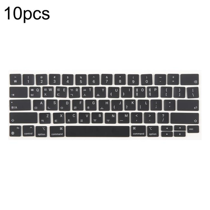 For MacBook A2251 A2289 A2238 A2338 10pcs US Small Enter Version Keycaps, Russian, Korean
