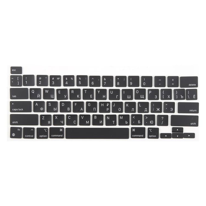 For MacBook A2251 A2289 A2238 A2338 US Small Enter Version Keycaps, Russian, Korean