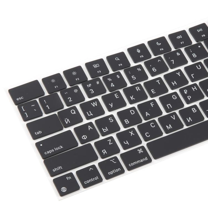 For MacBook A2442 A2485 A2779 A2780 A2991 A2992 A2918 US Small Enter Version Keycaps, Russian, Korean
