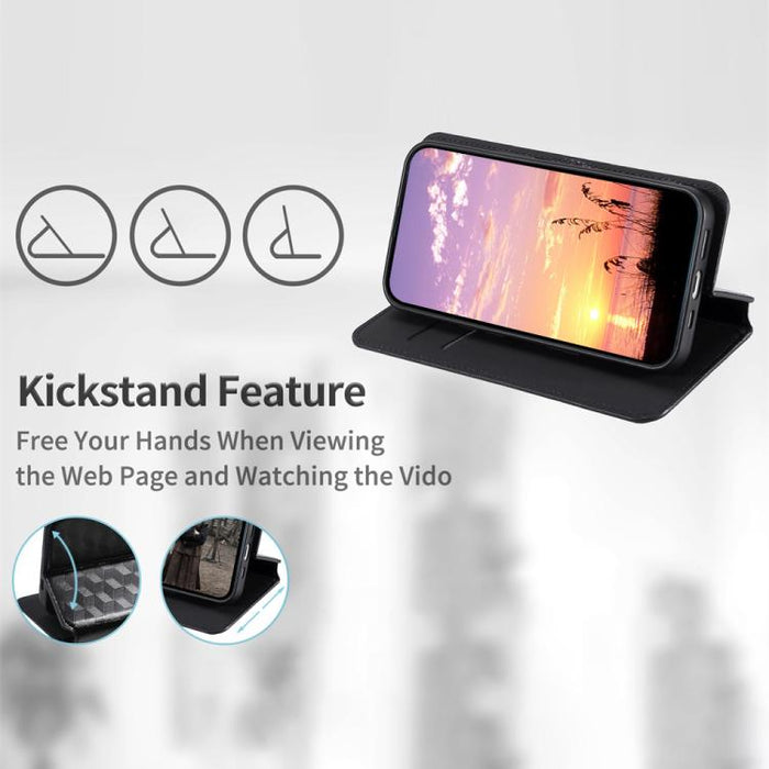 Funda de cuero plegable con textura de cuadrícula cúbica para teléfono, For Redmi K80 / K80 Pro, For Redmi Note 14 Pro 4G Global, For Redmi Note 14 4G 163.25mm, For Redmi Note 14 Pro+ 5G, For Redmi 14C 4G, For Redmi K70 Ultra                           ...