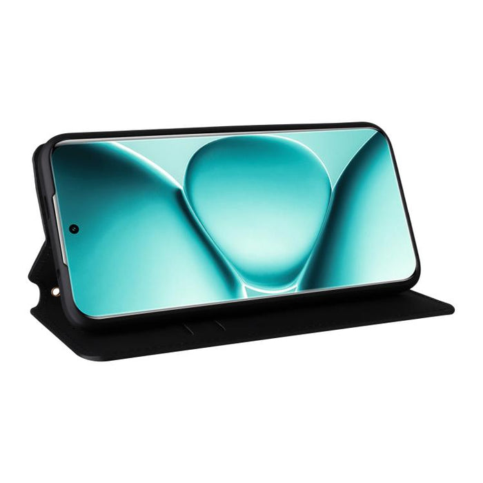 Funda de cuero plegable con textura de cuadrícula cúbica para teléfono, For Redmi K80 / K80 Pro, For Redmi Note 14 Pro 4G Global, For Redmi Note 14 4G 163.25mm, For Redmi Note 14 Pro+ 5G, For Redmi 14C 4G, For Redmi K70 Ultra                           ...