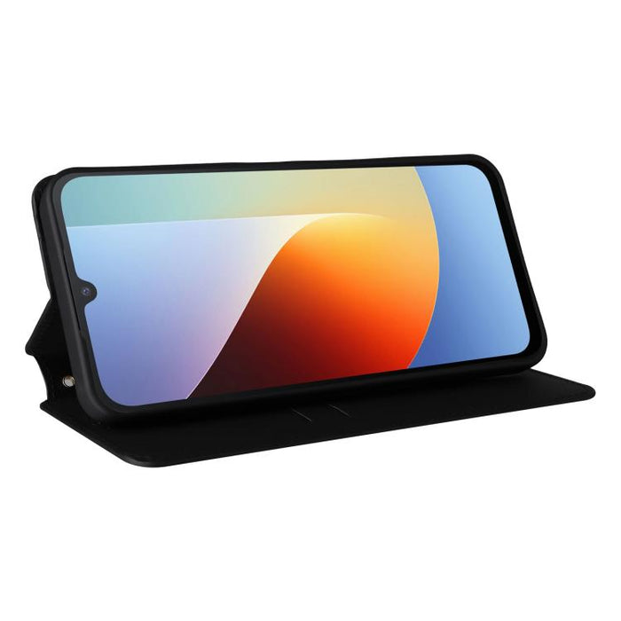 Funda de cuero plegable con textura de cuadrícula cúbica para teléfono, For Redmi A7 Pro 171mm / Poco C85x 5G, For Redmi 15a 5G, For Redmi Turbo 5 Max / Poco X8 Pro Max, For Redmi Turbo 5 5G / Poco X8 Pro 5G                                             ...