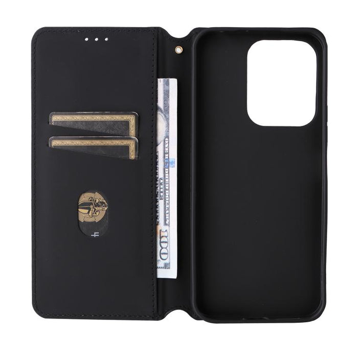 Funda de cuero plegable con textura de cuadrícula cúbica para teléfono, For Redmi Note 17 5G / 4G Global / 5G India 169.7mm, For Redmi 17C 5G, For Redmi Note 17 Pro+ 5G Global 163.4mm, For Redmi 17 5G / 4G Global 170mm, For Redmi 17C 4G / 14C / 14R / A...