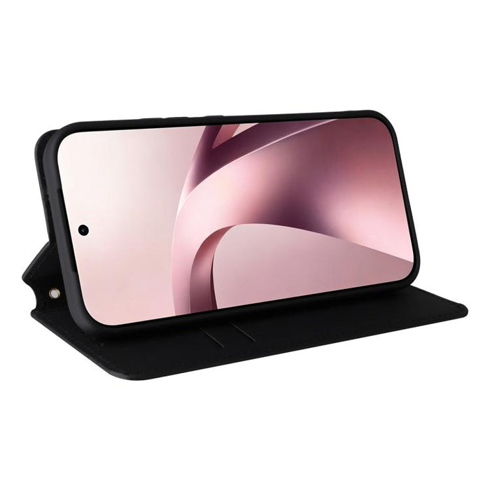 Funda de cuero plegable con textura de cuadrícula cúbica para teléfono, For Xiaomi 17T Pro 5G, For Xiaomi 17T 5G, For Xiaomi Poco M7 4G 171mm, For Xiaomi Poco F7 Pro / F7 Ultra, For Xiaomi 15 Ultra, For Xiaomi Poco X7 Pro 5G / Redmi Turbo 4 5G         ...