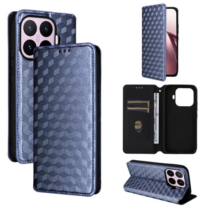 Funda de cuero plegable con textura de cuadrícula cúbica para teléfono, For Xiaomi 17T Pro 5G, For Xiaomi 17T 5G, For Xiaomi Poco M7 4G 171mm, For Xiaomi Poco F7 Pro / F7 Ultra, For Xiaomi 15 Ultra, For Xiaomi Poco X7 Pro 5G / Redmi Turbo 4 5G         ...
