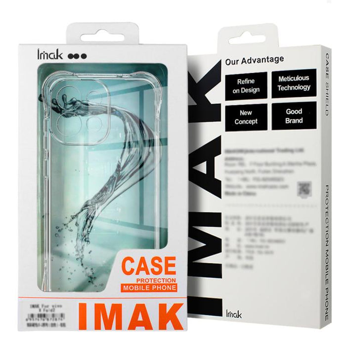 Funda para teléfono Imak a prueba de golpes con airbag de TPU, For Redmi Note 15 Pro+ 5G Global 163.3mm, For Redmi Note 15 5G Global 164mm, For Redmi Note 15 Pro 5G Global 163.6mm, For Redmi 15C 5G / 4G EU 173mm, For Redmi 15 5G Global / 15 4G SEA 169....