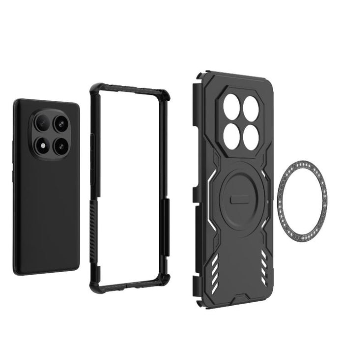 Funda para teléfono antigolpes con anillo magnético Butterfly Armor MagSafe, For Redmi Note 13 4G Global, For Redmi K70E 5G, For Redmi 13C 4G Global, For Redmi K70 5G, For Redmi Note 12 Pro 5G Global