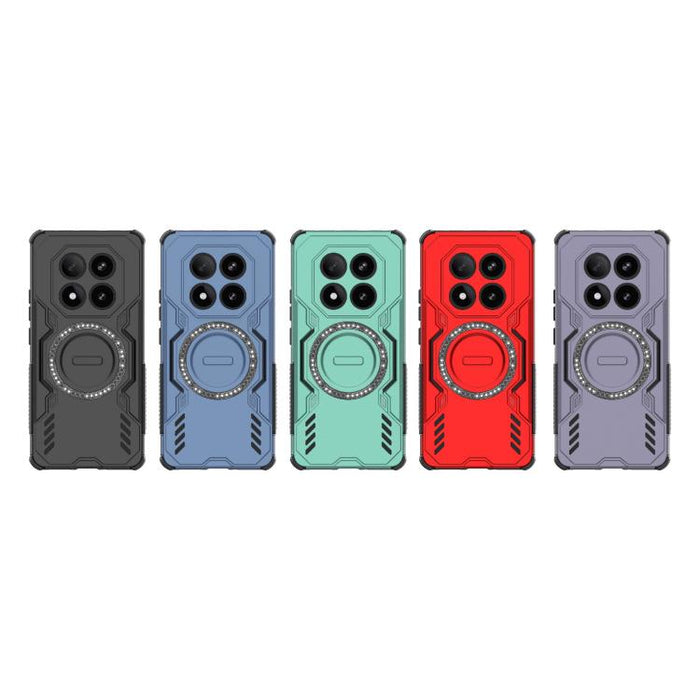 Funda para teléfono antigolpes con anillo magnético Butterfly Armor MagSafe, For Redmi Note 13 4G Global, For Redmi K70E 5G, For Redmi 13C 4G Global, For Redmi K70 5G, For Redmi Note 12 Pro 5G Global