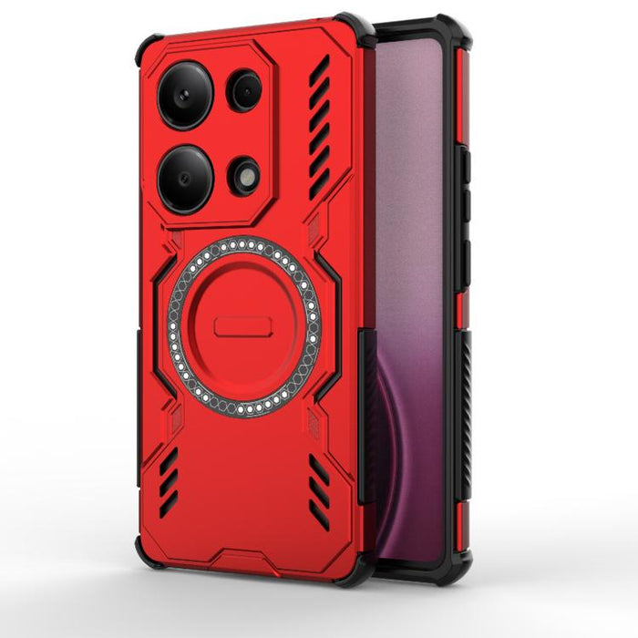 Funda para teléfono antigolpes con anillo magnético Butterfly Armor MagSafe, For Redmi Turbo 5 Max / Poco X8 Pro Max, For Redmi Turbo 5 5G / Poco X8 Pro 5G, For Redmi Note 15 Pro+ 5G Global 163.3mm, For Redmi Note 15 5G Global 164mm                    ...