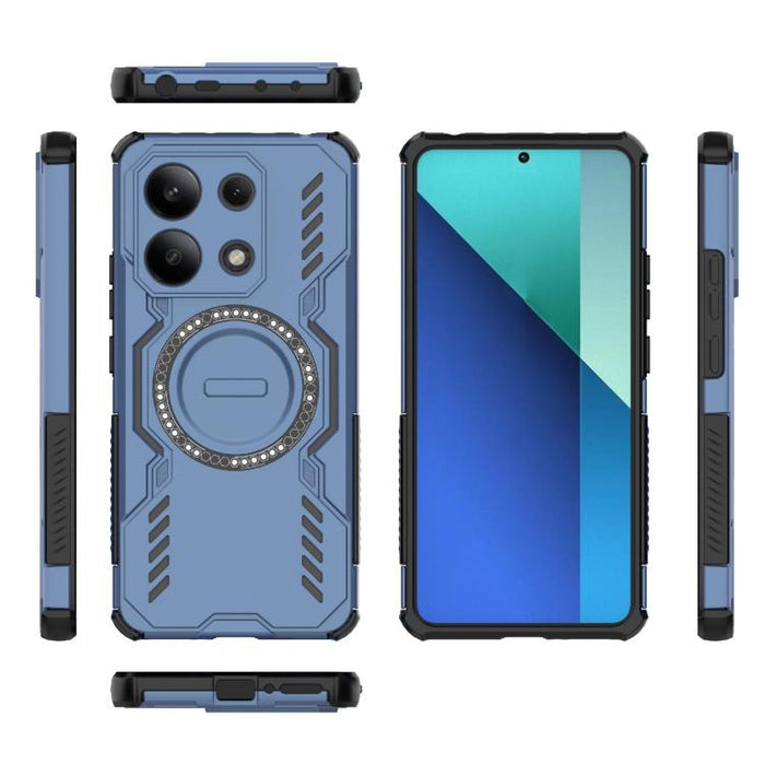 Funda para teléfono antigolpes con anillo magnético Butterfly Armor MagSafe, For Redmi Note 13 4G Global, For Redmi K70E 5G, For Redmi 13C 4G Global, For Redmi K70 5G, For Redmi Note 12 Pro 5G Global