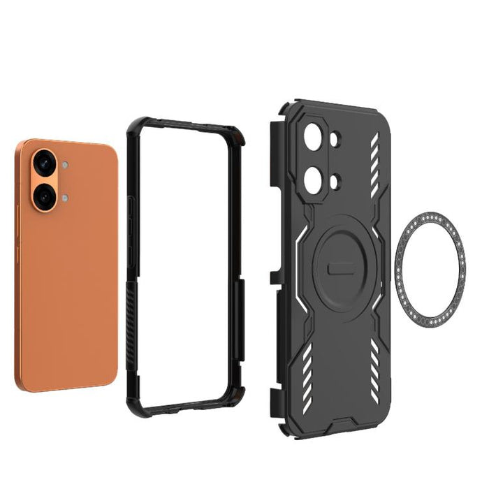 Funda para teléfono antigolpes con anillo magnético Butterfly Armor MagSafe, For Redmi Turbo 5 Max / Poco X8 Pro Max, For Redmi Turbo 5 5G / Poco X8 Pro 5G, For Redmi Note 15 Pro+ 5G Global 163.3mm, For Redmi Note 15 5G Global 164mm                    ...