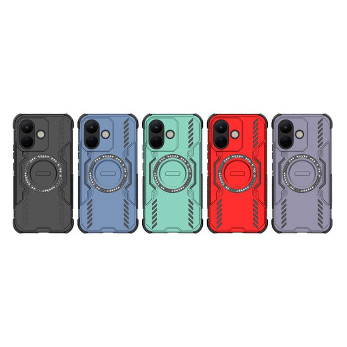 Funda para teléfono antigolpes con anillo magnético Butterfly Armor MagSafe, For Redmi Turbo 5 Max / Poco X8 Pro Max, For Redmi Turbo 5 5G / Poco X8 Pro 5G, For Redmi Note 15 Pro+ 5G Global 163.3mm, For Redmi Note 15 5G Global 164mm                    ...