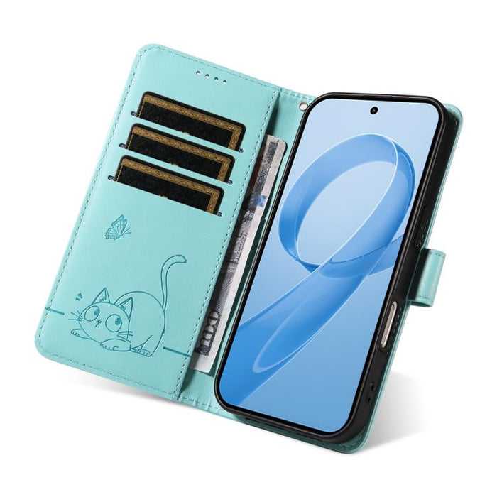 Adorable funda de cuero para teléfono con estampado de gato en relieve., For Redmi K90 Pro Max/Poco F8 Ultra, For Redmi K90/Poco F8 Pro, For Redmi 15C 5G/4G EU 173mm/Poco C85 5G, For Redmi 15 5G Global / 15 4G SEA 169.5mm, For Redmi 15 5G / 4G EU 171mm...