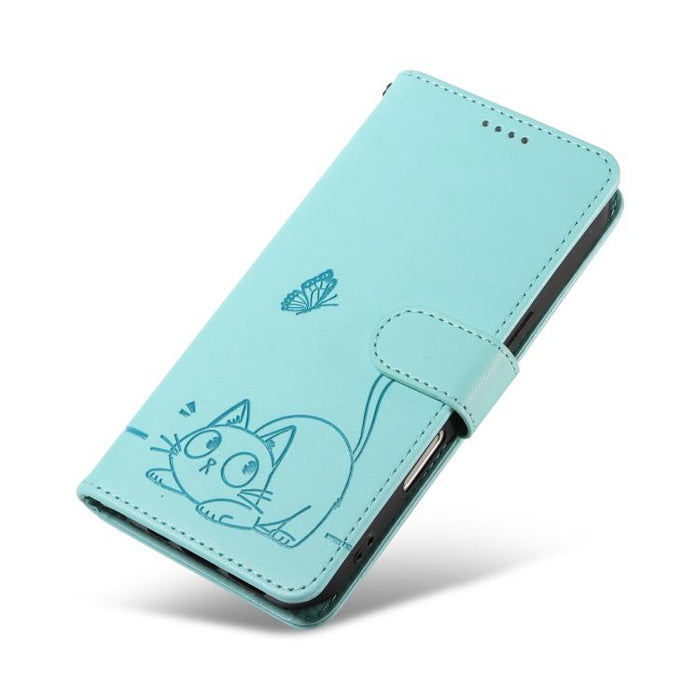 Adorable funda de cuero para teléfono con estampado de gato en relieve., For Redmi K90 Pro Max/Poco F8 Ultra, For Redmi K90/Poco F8 Pro, For Redmi 15C 5G/4G EU 173mm/Poco C85 5G, For Redmi 15 5G Global / 15 4G SEA 169.5mm, For Redmi 15 5G / 4G EU 171mm...