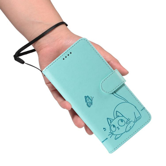 Adorable funda de cuero para teléfono con estampado de gato en relieve., For Redmi K90 Pro Max/Poco F8 Ultra, For Redmi K90/Poco F8 Pro, For Redmi 15C 5G/4G EU 173mm/Poco C85 5G, For Redmi 15 5G Global / 15 4G SEA 169.5mm, For Redmi 15 5G / 4G EU 171mm...