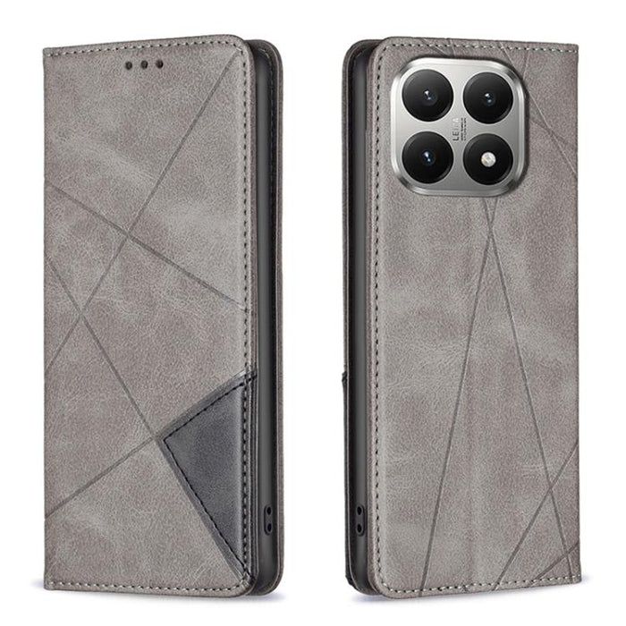 Funda magnética de cuero con textura de rombo, For Xiaomi 17T Pro 5G, For Xiaomi 17T 5G, For Xiaomi Poco M7 4G 169mm, For Xiaomi 15T Pro, For Xiaomi 15T 5G, For Xiaomi Poco C71, For Xiaomi Poco F7 Pro / F7 Ultra