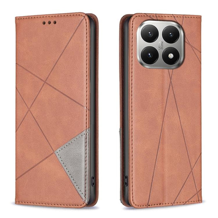 Funda magnética de cuero con textura de rombo, For Xiaomi 17T Pro 5G, For Xiaomi 17T 5G, For Xiaomi Poco M7 4G 169mm, For Xiaomi 15T Pro, For Xiaomi 15T 5G, For Xiaomi Poco C71, For Xiaomi Poco F7 Pro / F7 Ultra