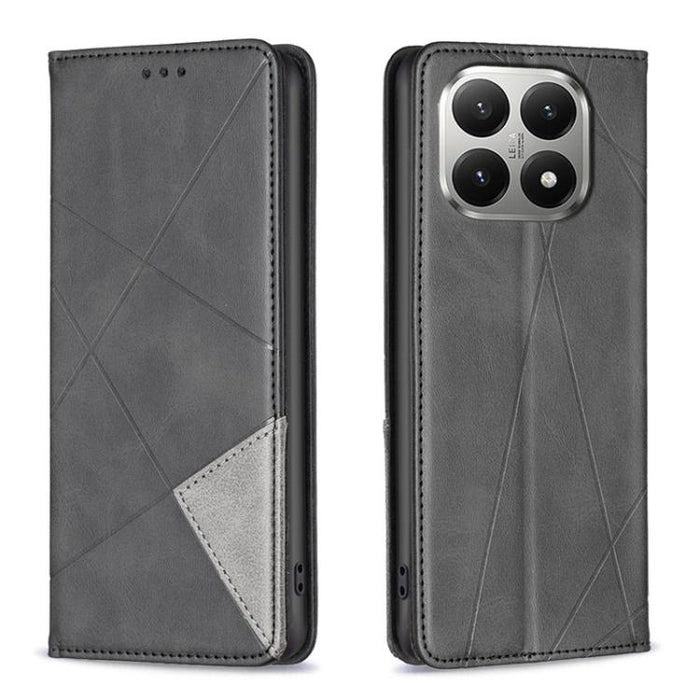 Funda magnética de cuero con textura de rombo, For Xiaomi 17T Pro 5G, For Xiaomi 17T 5G, For Xiaomi Poco M7 4G 169mm, For Xiaomi 15T Pro, For Xiaomi 15T 5G, For Xiaomi Poco C71, For Xiaomi Poco F7 Pro / F7 Ultra