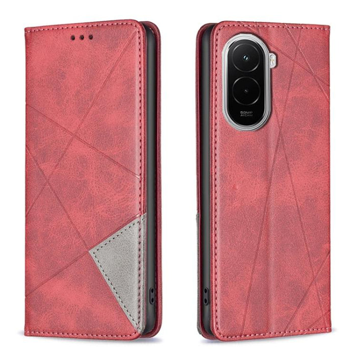 Funda magnética de cuero con textura de rombo, For Xiaomi 17T Pro 5G, For Xiaomi 17T 5G, For Xiaomi Poco M7 4G 169mm, For Xiaomi 15T Pro, For Xiaomi 15T 5G, For Xiaomi Poco C71, For Xiaomi Poco F7 Pro / F7 Ultra