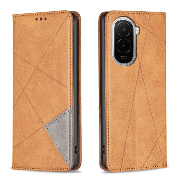 Funda magnética de cuero con textura de rombo, For Xiaomi 17T Pro 5G, For Xiaomi 17T 5G, For Xiaomi Poco M7 4G 169mm, For Xiaomi 15T Pro, For Xiaomi 15T 5G, For Xiaomi Poco C71, For Xiaomi Poco F7 Pro / F7 Ultra