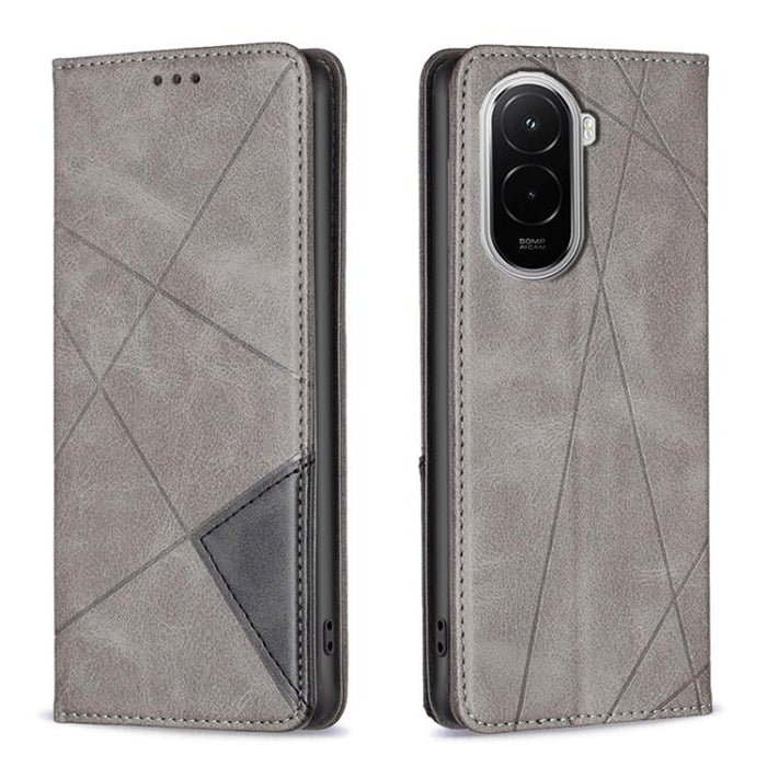 Funda magnética de cuero con textura de rombo, For Xiaomi 17T Pro 5G, For Xiaomi 17T 5G, For Xiaomi Poco M7 4G 169mm, For Xiaomi 15T Pro, For Xiaomi 15T 5G, For Xiaomi Poco C71, For Xiaomi Poco F7 Pro / F7 Ultra