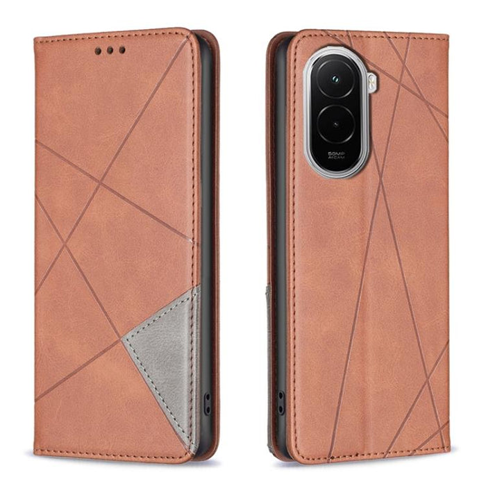 Funda magnética de cuero con textura de rombo, For Xiaomi 17T Pro 5G, For Xiaomi 17T 5G, For Xiaomi Poco M7 4G 169mm, For Xiaomi 15T Pro, For Xiaomi 15T 5G, For Xiaomi Poco C71, For Xiaomi Poco F7 Pro / F7 Ultra