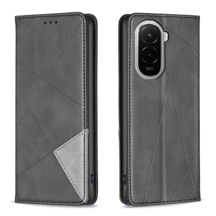 Funda magnética de cuero con textura de rombo, For Xiaomi 17T Pro 5G, For Xiaomi 17T 5G, For Xiaomi Poco M7 4G 169mm, For Xiaomi 15T Pro, For Xiaomi 15T 5G, For Xiaomi Poco C71, For Xiaomi Poco F7 Pro / F7 Ultra
