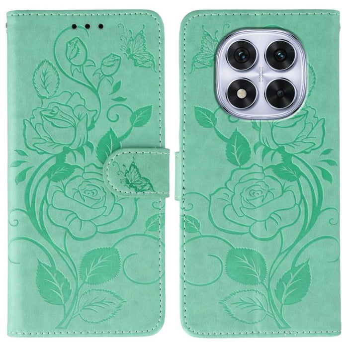 Funda de teléfono de piel con relieve de mariposa rosa, For Redmi A5 4G 171.7mm, For Redmi Note 14S 4G Global, For Redmi Note 14 Pro 4G Global, For Redmi Note 14 4G 163.25mm Global, For Redmi Note 14 Pro+ 5G