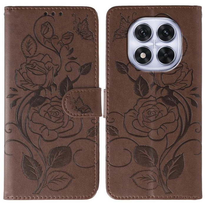 Funda de teléfono de piel con relieve de mariposa rosa, For Redmi A5 4G 171.7mm, For Redmi Note 14S 4G Global, For Redmi Note 14 Pro 4G Global, For Redmi Note 14 4G 163.25mm Global, For Redmi Note 14 Pro+ 5G
