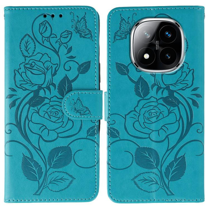 Funda de teléfono de piel con relieve de mariposa rosa, For Redmi A5 4G 171.7mm, For Redmi Note 14S 4G Global, For Redmi Note 14 Pro 4G Global, For Redmi Note 14 4G 163.25mm Global, For Redmi Note 14 Pro+ 5G