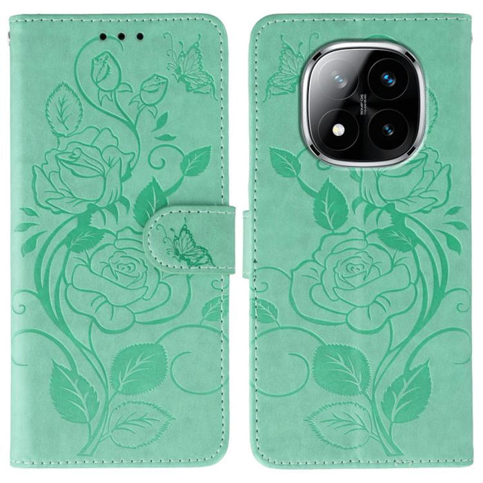 Funda de teléfono de piel con relieve de mariposa rosa, For Redmi A5 4G 171.7mm, For Redmi Note 14S 4G Global, For Redmi Note 14 Pro 4G Global, For Redmi Note 14 4G 163.25mm Global, For Redmi Note 14 Pro+ 5G
