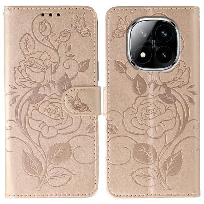 Funda de teléfono de piel con relieve de mariposa rosa, For Redmi A5 4G 171.7mm, For Redmi Note 14S 4G Global, For Redmi Note 14 Pro 4G Global, For Redmi Note 14 4G 163.25mm Global, For Redmi Note 14 Pro+ 5G