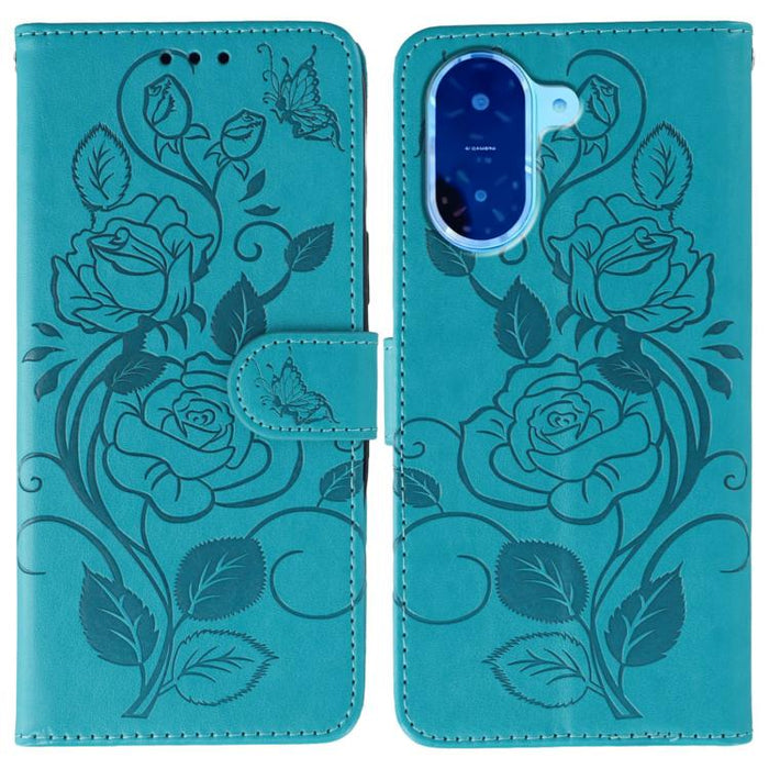 Funda de teléfono de piel con relieve de mariposa rosa, For Redmi A5 4G 171.7mm, For Redmi Note 14S 4G Global, For Redmi Note 14 Pro 4G Global, For Redmi Note 14 4G 163.25mm Global, For Redmi Note 14 Pro+ 5G