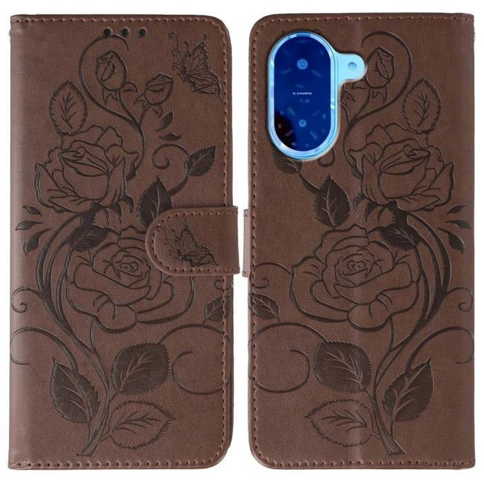 Funda de teléfono de piel con relieve de mariposa rosa, For Redmi A5 4G 171.7mm, For Redmi Note 14S 4G Global, For Redmi Note 14 Pro 4G Global, For Redmi Note 14 4G 163.25mm Global, For Redmi Note 14 Pro+ 5G