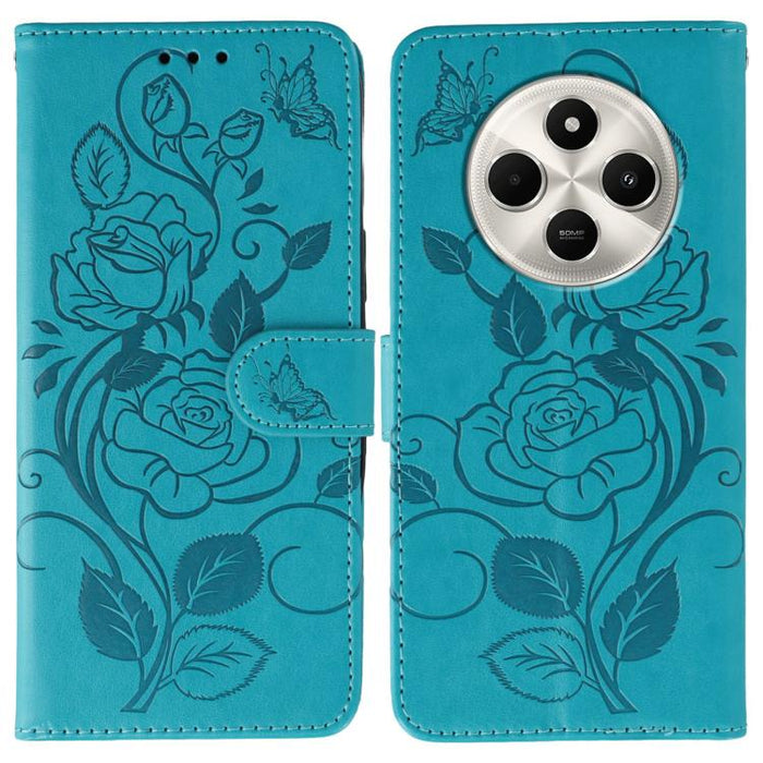 Funda de teléfono de piel con relieve de mariposa rosa, For Redmi 15C 5G / 4G EU 173mm, For Redmi 15 5G Global / 15 4G SEA, For Redmi 15 5G / 4G EU 171mm, For Redmi 15C 5G / 4G Global 171mm, For Redmi Turbo 4 Pro 5G / Poco F7                           ...