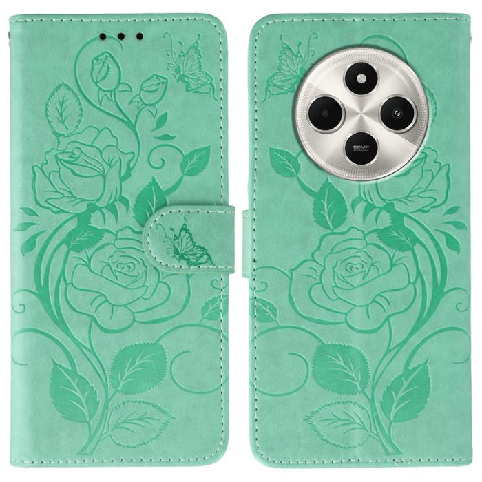Funda de teléfono de piel con relieve de mariposa rosa, For Redmi 15C 5G / 4G EU 173mm, For Redmi 15 5G Global / 15 4G SEA, For Redmi 15 5G / 4G EU 171mm, For Redmi 15C 5G / 4G Global 171mm, For Redmi Turbo 4 Pro 5G / Poco F7                           ...