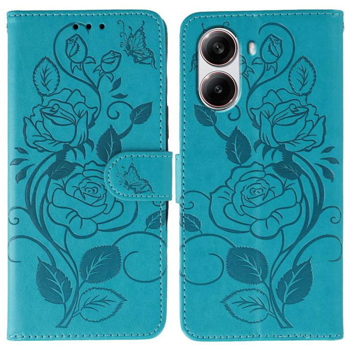 Funda de teléfono de piel con relieve de mariposa rosa, For Redmi 15C 5G / 4G EU 173mm, For Redmi 15 5G Global / 15 4G SEA, For Redmi 15 5G / 4G EU 171mm, For Redmi 15C 5G / 4G Global 171mm, For Redmi Turbo 4 Pro 5G / Poco F7                           ...