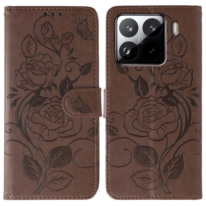 Funda de teléfono de piel con relieve de mariposa rosa, For Redmi 15C 5G / 4G EU 173mm, For Redmi 15 5G Global / 15 4G SEA, For Redmi 15 5G / 4G EU 171mm, For Redmi 15C 5G / 4G Global 171mm, For Redmi Turbo 4 Pro 5G / Poco F7                           ...