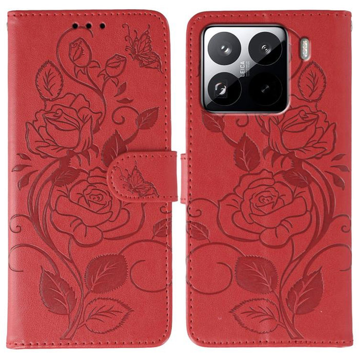 Funda de teléfono de piel con relieve de mariposa rosa, For Redmi 15C 5G / 4G EU 173mm, For Redmi 15 5G Global / 15 4G SEA, For Redmi 15 5G / 4G EU 171mm, For Redmi 15C 5G / 4G Global 171mm, For Redmi Turbo 4 Pro 5G / Poco F7                           ...