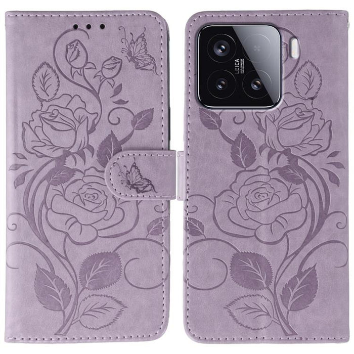 Funda de teléfono de piel con relieve de mariposa rosa, For Redmi 15C 5G / 4G EU 173mm, For Redmi 15 5G Global / 15 4G SEA, For Redmi 15 5G / 4G EU 171mm, For Redmi 15C 5G / 4G Global 171mm, For Redmi Turbo 4 Pro 5G / Poco F7                           ...