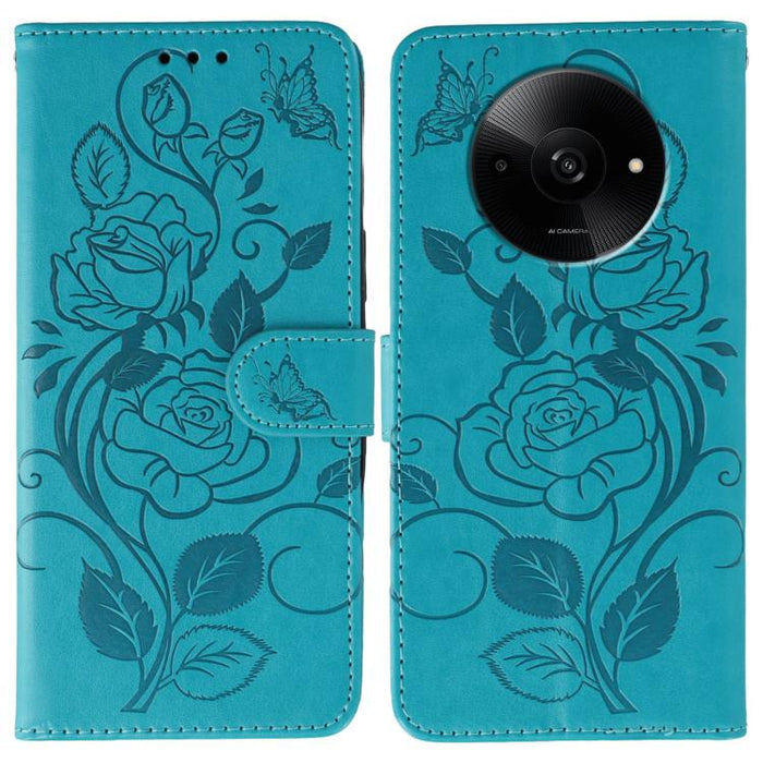 Funda de teléfono de piel con relieve de mariposa rosa, For Redmi 15C 5G / 4G EU 173mm, For Redmi 15 5G Global / 15 4G SEA, For Redmi 15 5G / 4G EU 171mm, For Redmi 15C 5G / 4G Global 171mm, For Redmi Turbo 4 Pro 5G / Poco F7                           ...