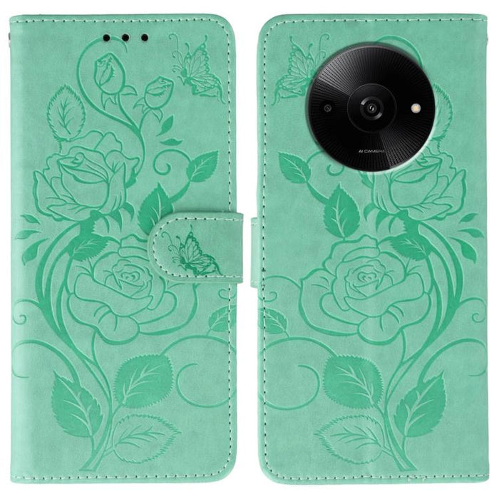 Funda de teléfono de piel con relieve de mariposa rosa, For Redmi 15C 5G / 4G EU 173mm, For Redmi 15 5G Global / 15 4G SEA, For Redmi 15 5G / 4G EU 171mm, For Redmi 15C 5G / 4G Global 171mm, For Redmi Turbo 4 Pro 5G / Poco F7                           ...