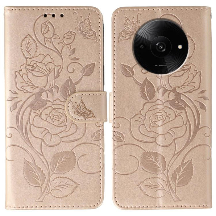 Funda de teléfono de piel con relieve de mariposa rosa, For Redmi 15C 5G / 4G EU 173mm, For Redmi 15 5G Global / 15 4G SEA, For Redmi 15 5G / 4G EU 171mm, For Redmi 15C 5G / 4G Global 171mm, For Redmi Turbo 4 Pro 5G / Poco F7                           ...