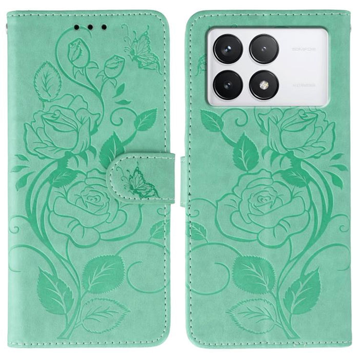 Funda de teléfono de piel con relieve de mariposa rosa, For Redmi 15C 5G / 4G EU 173mm, For Redmi 15 5G Global / 15 4G SEA, For Redmi 15 5G / 4G EU 171mm, For Redmi 15C 5G / 4G Global 171mm, For Redmi Turbo 4 Pro 5G / Poco F7                           ...