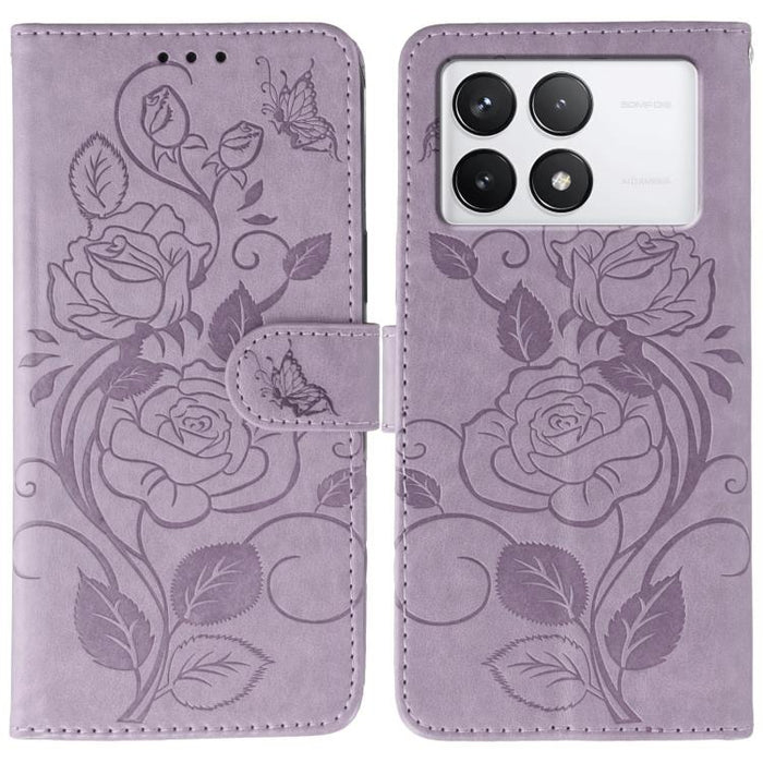 Funda de teléfono de piel con relieve de mariposa rosa, For Redmi 15C 5G / 4G EU 173mm, For Redmi 15 5G Global / 15 4G SEA, For Redmi 15 5G / 4G EU 171mm, For Redmi 15C 5G / 4G Global 171mm, For Redmi Turbo 4 Pro 5G / Poco F7                           ...